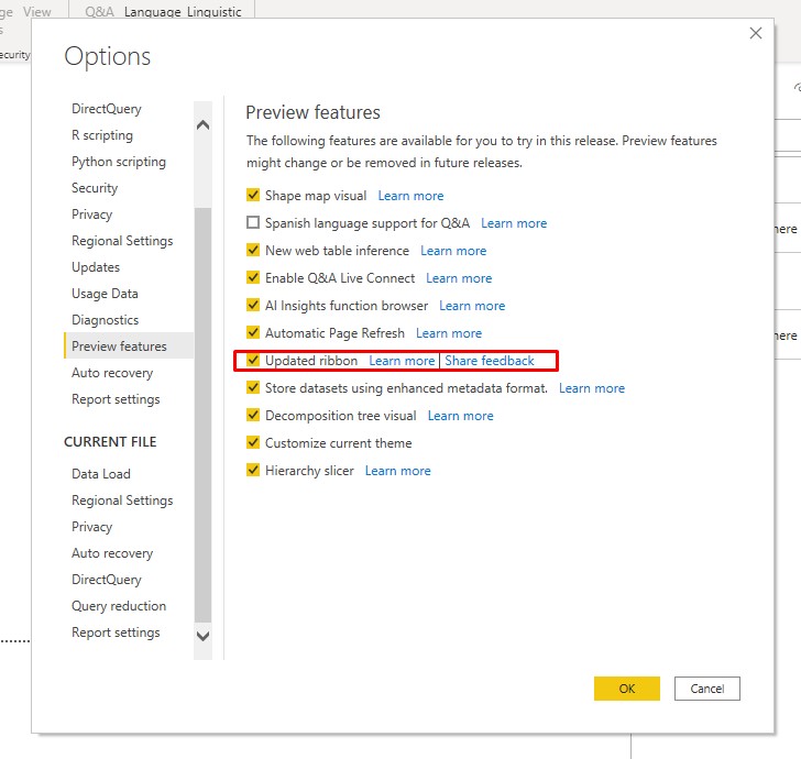 POWER BI DESKTOP visual data 6
