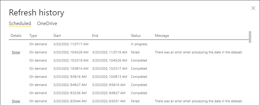 Multiple Refresh Issue in PowerBI Service - Microsoft Fabric Community