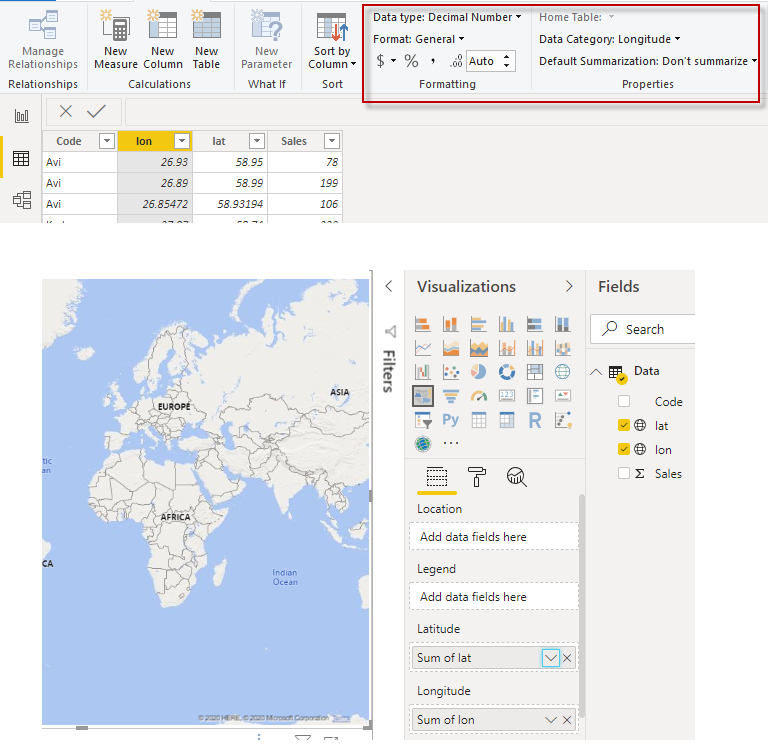 Solved: Using coordinates in Filled map - Microsoft Fabric Community