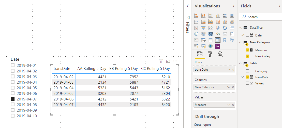 Solved: 5 Day Rolling Period With Multiple Days Selected - Microsoft ...