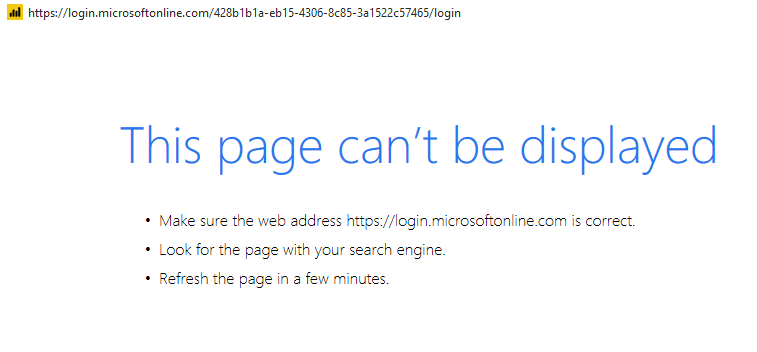 Getting Error when Refresh Data Due Forbidden - Microsoft Fabric Community