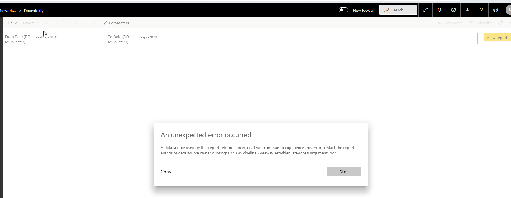 Power BI Report Builder connect to Oracle database - Microsoft Fabric ...