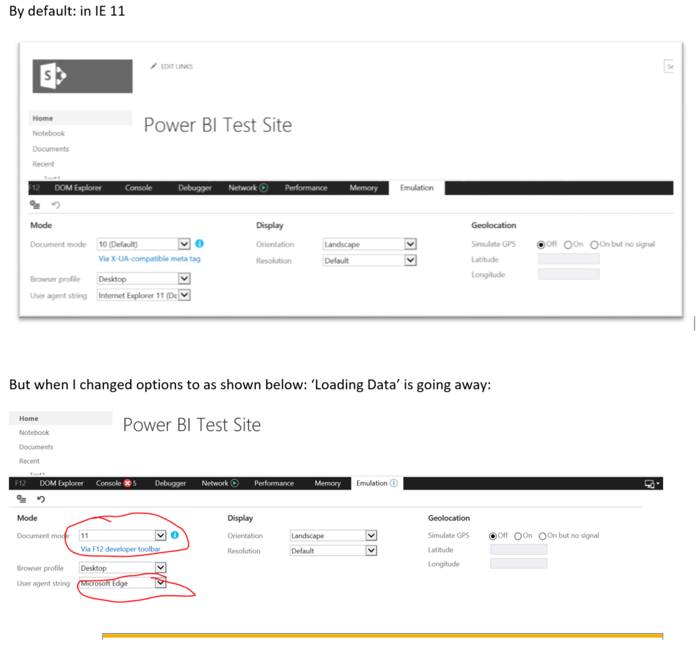 Embed 'Loading Data'