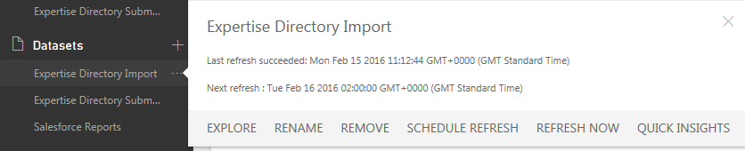 Content pack dataset refresh date... - Microsoft Fabric Community