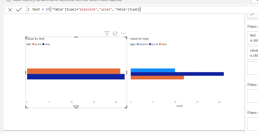 Making a stacked bar chart on top of a clustered b... - Microsoft ...