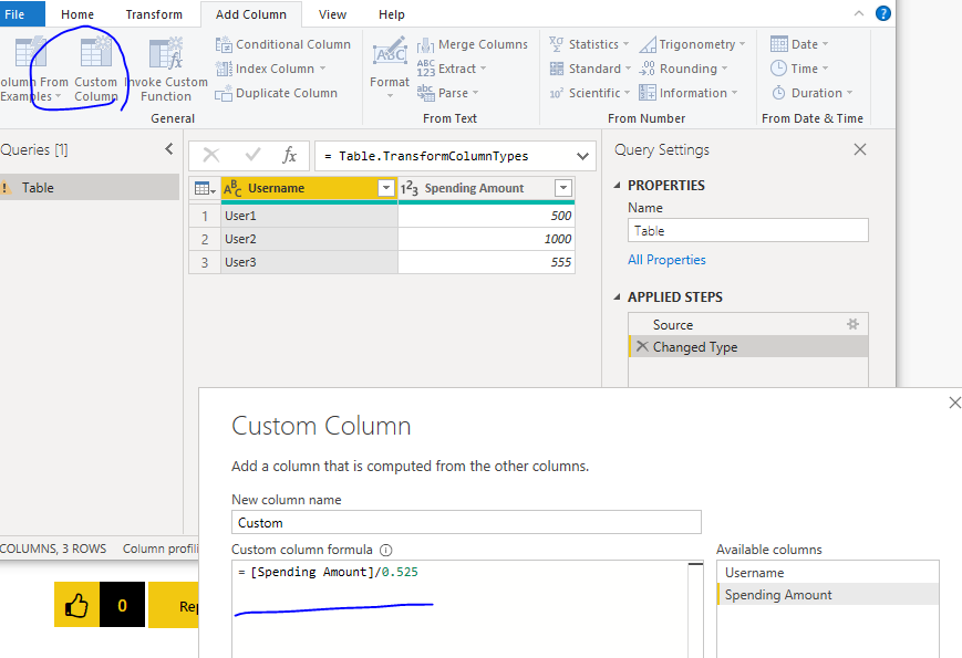 Solved: Division formula for a column - Microsoft Fabric Community
