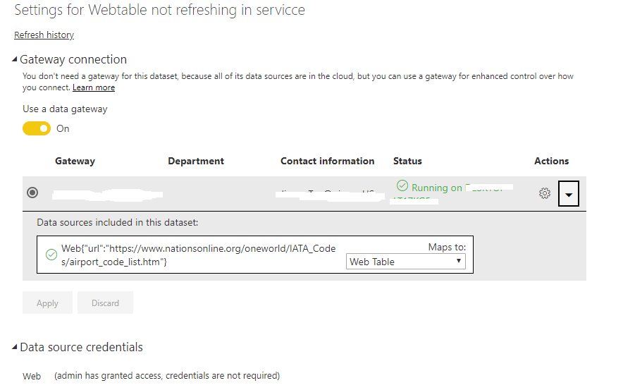 Solved: Webtable not refreshing in servicce - Microsoft Fabric Community