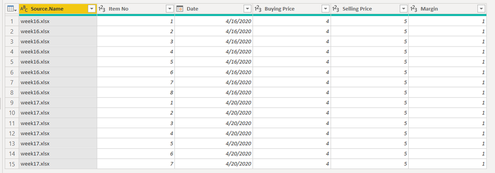 PowerBI Import