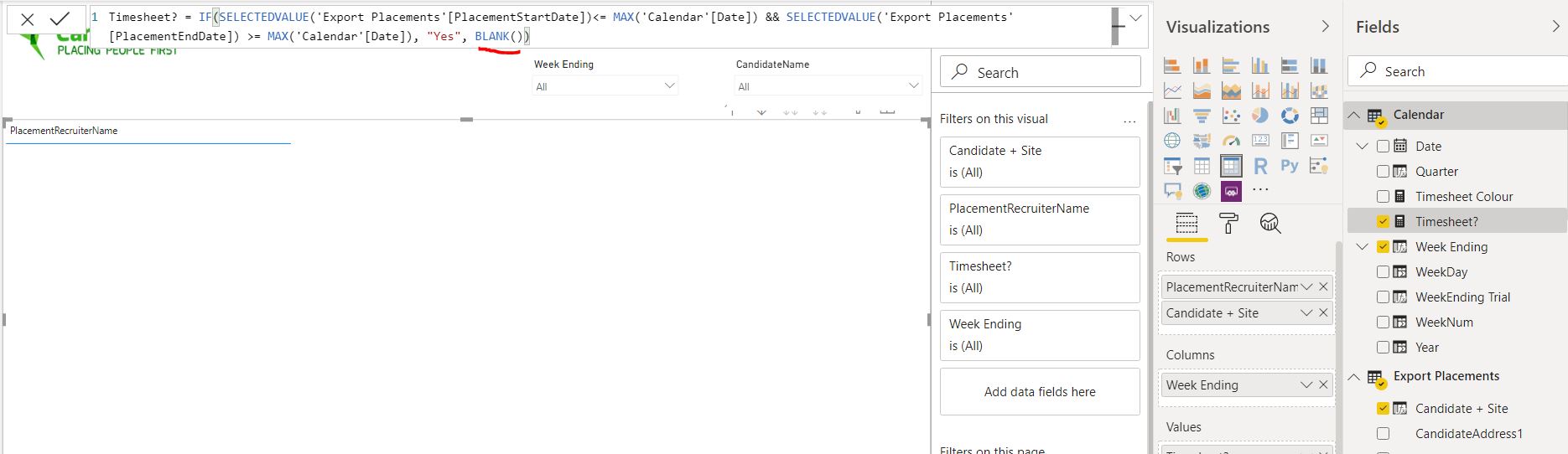 Measure: Blank and Count - Microsoft Fabric Community