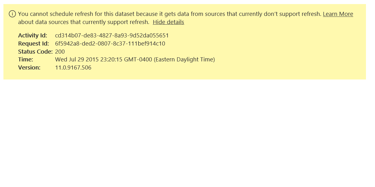 Data Refresh not working with Web data - Microsoft Fabric Community