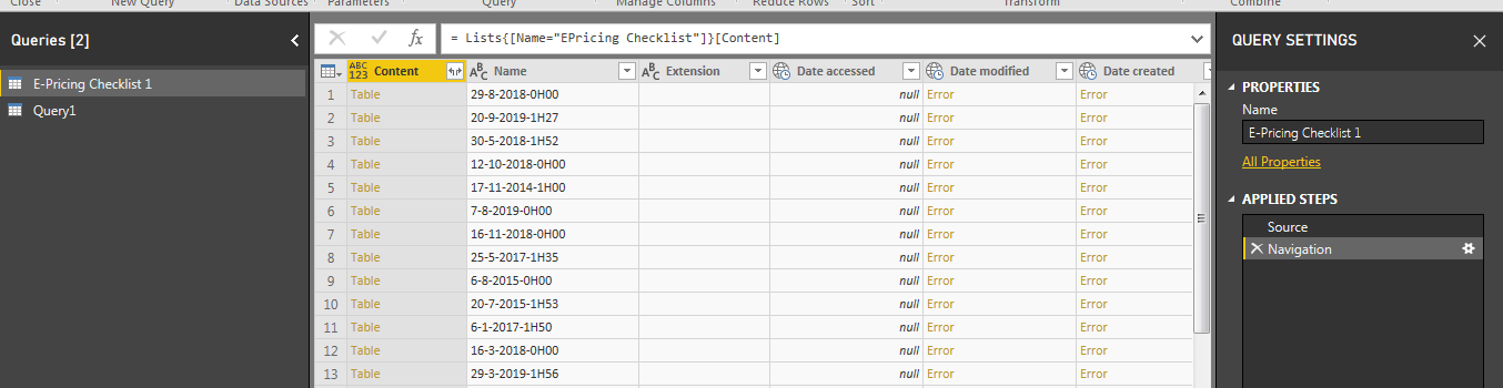 Import Sharepoint Folders in a List (On Prem) - Microsoft Fabric Community
