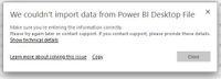 Unable to Import Data  from Power BI desktop file.JPG