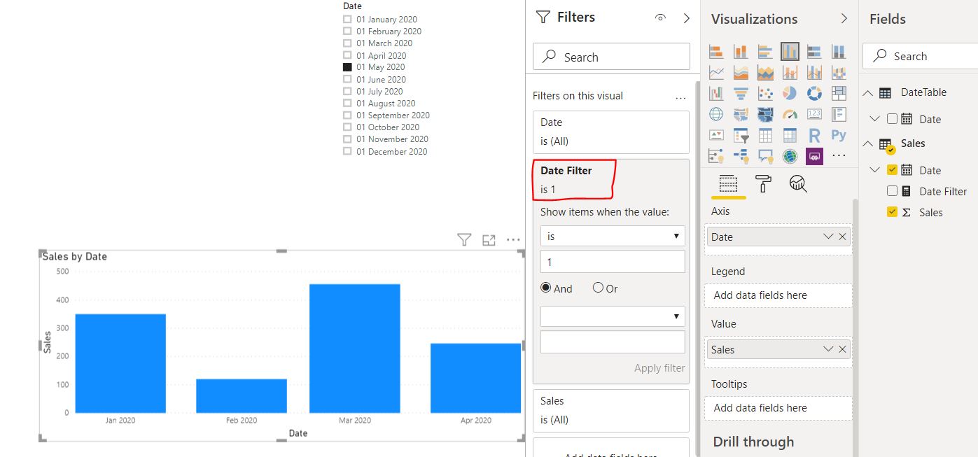 Solved: How to make a bar chart based to time filter? - Microsoft ...