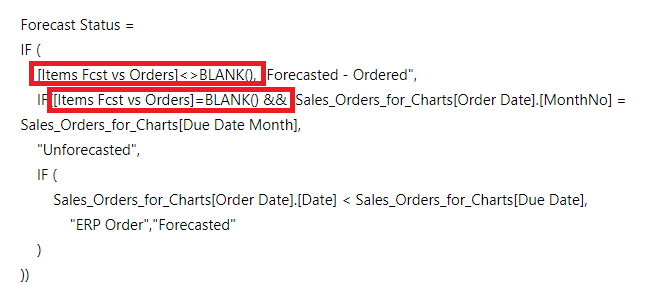 IF AND seems to not be working - Microsoft Fabric Community
