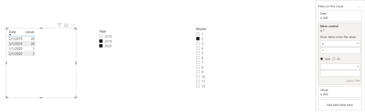 Year and Month Slicer issue - Microsoft Fabric Community