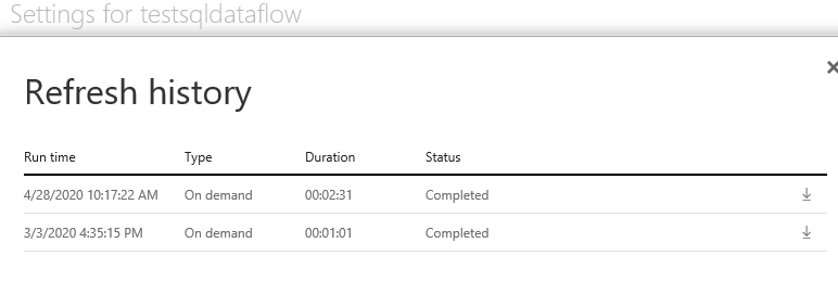 Dataflow refresh to SharePoint folder failed - Microsoft Fabric Community