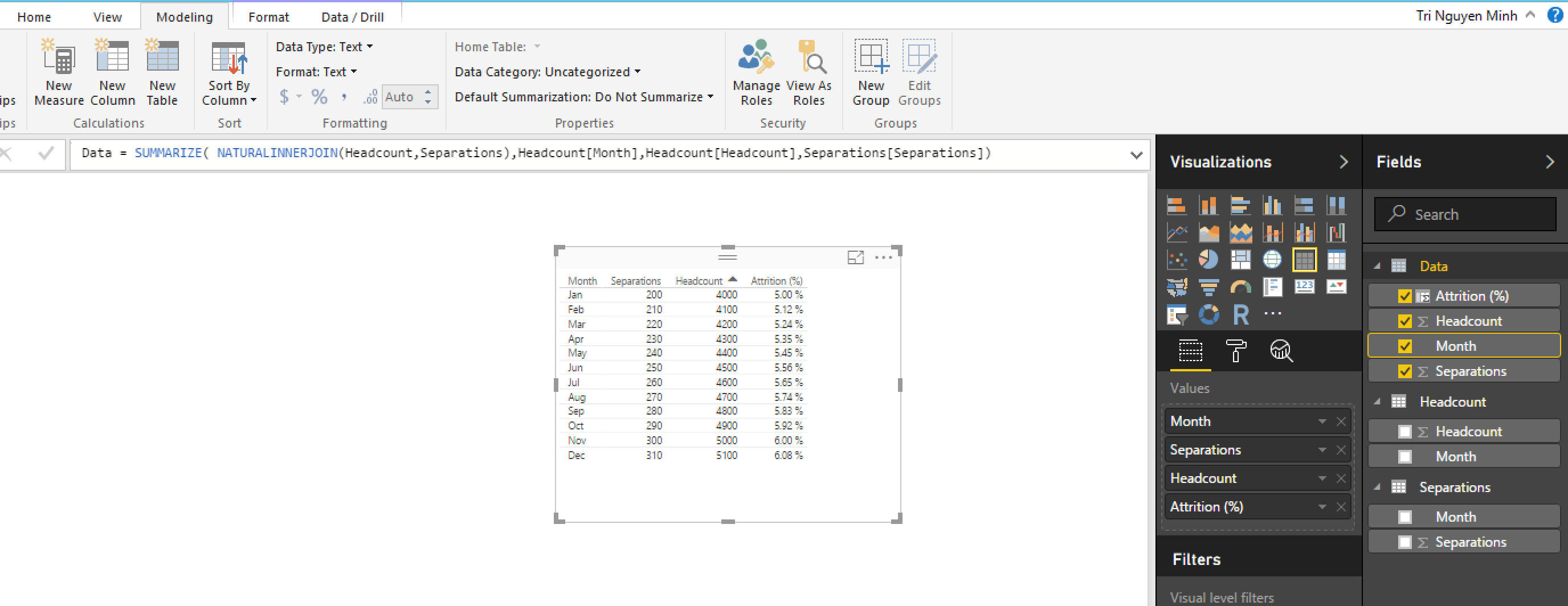 Solved: Ratio between two tables - Microsoft Fabric Community