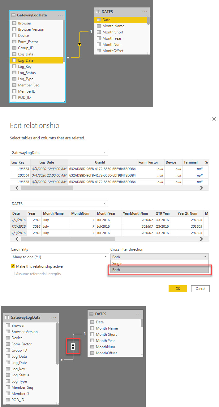 How to slice across two tables - Microsoft Fabric Community