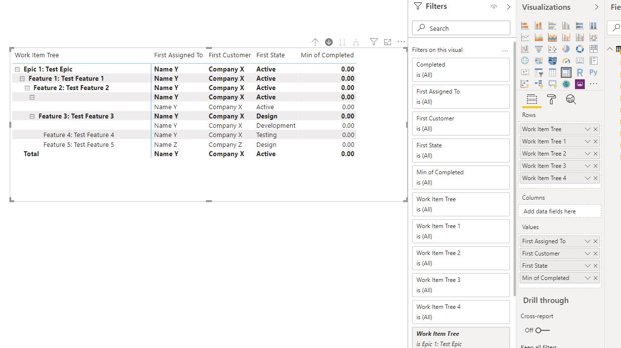 Show current value in matrix - Microsoft Fabric Community