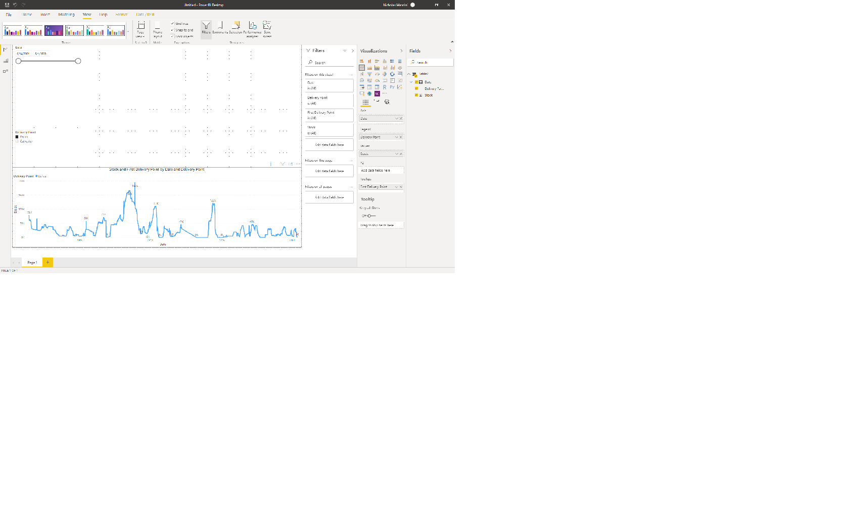 Why does my tool tip line disappear. - Microsoft Fabric Community