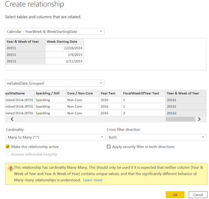 Solved: Trying to create a Relationship but could not get ...