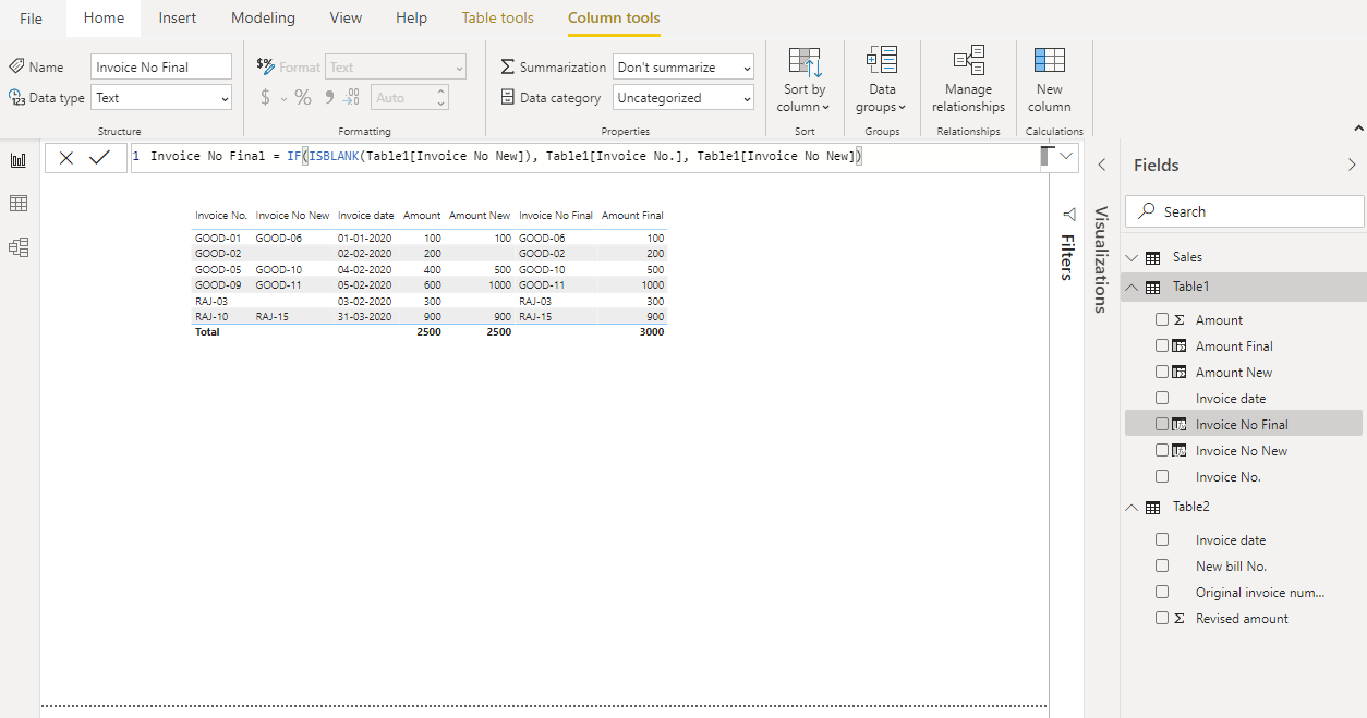 Solved: Replacing part data in a table in another table - Microsoft ...