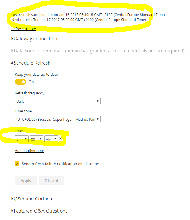 Schedule Refresh doesn't work.. - Microsoft Fabric Community