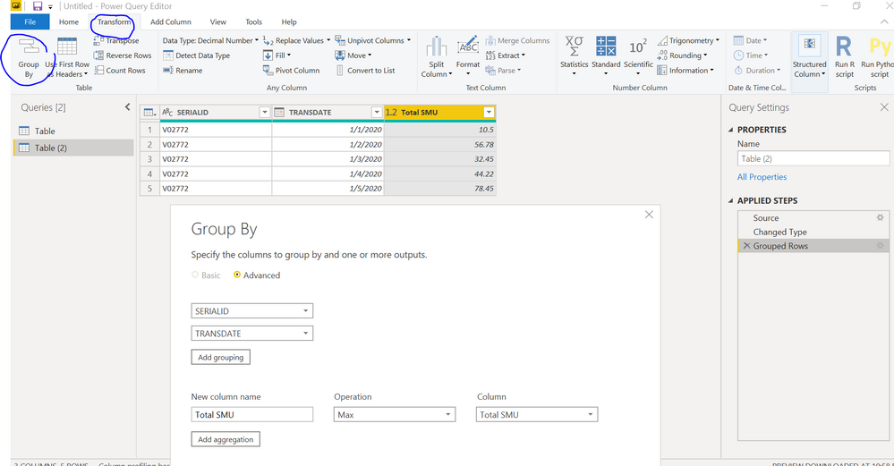 Solved: Remove Duplicates saving one with higer value - Microsoft ...