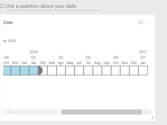 timeline slicer - scroll bar not working - Microsoft Fabric Community