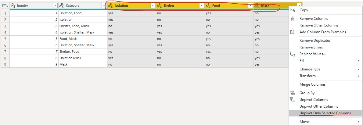 Solved: Columns to Rows in Summary Table - Microsoft Fabric Community