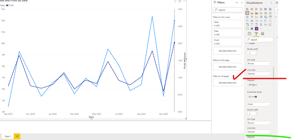 Customize Multiple Linechart - Microsoft Fabric Community
