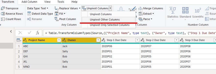 Connect multiple columns in two tables - Microsoft Fabric Community