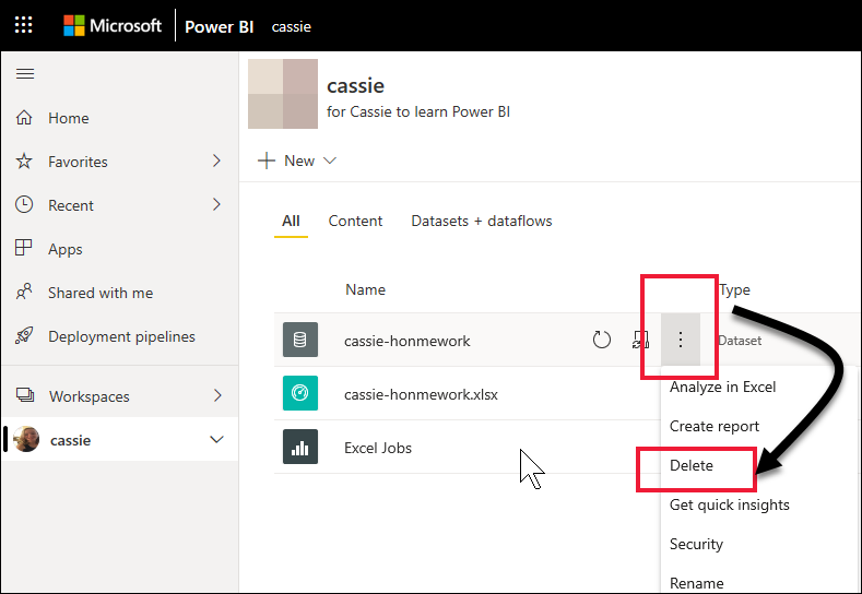Re: How to delete the dataset Power BI Premium C... - Microsoft Fabric ...