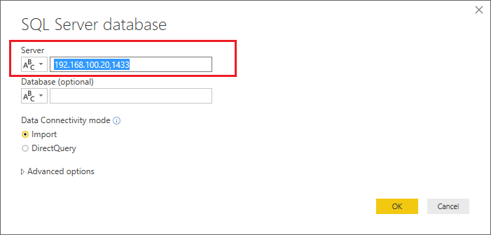 Solved: Connecting to SQL Server by IP address - Microsoft Fabric Community