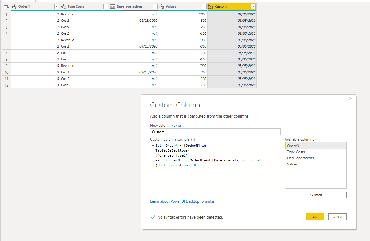 FILTER TABLE BASED ON SELECTED VALUE - Microsoft Fabric Community