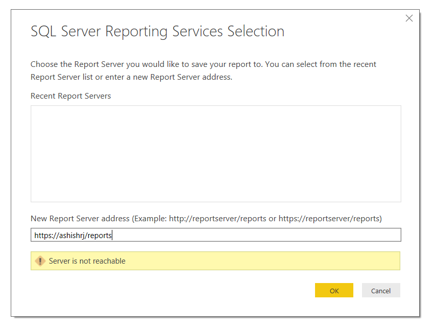 Issue Uploading Reports to SSRS On Premises - Microsoft Fabric Community