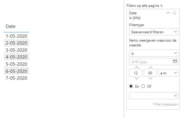 Problems with Advanced filter for dates - Page 2 - Microsoft Fabric ...