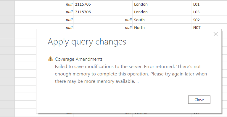 Solved: Error Message - Microsoft Fabric Community