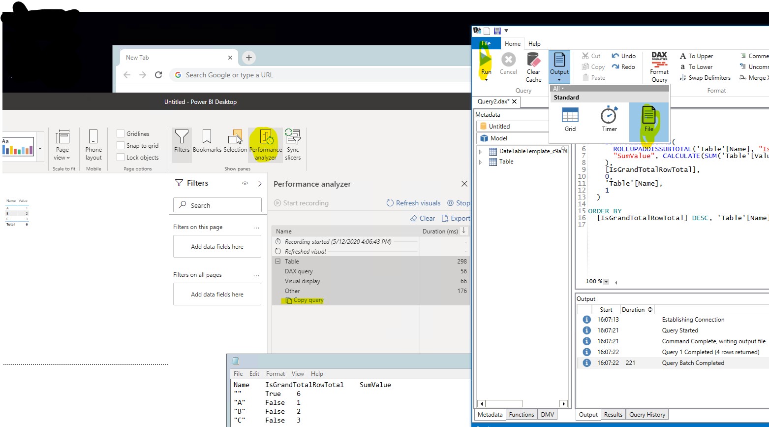 Solved: Export data from All visuals at once - Microsoft Fabric Community