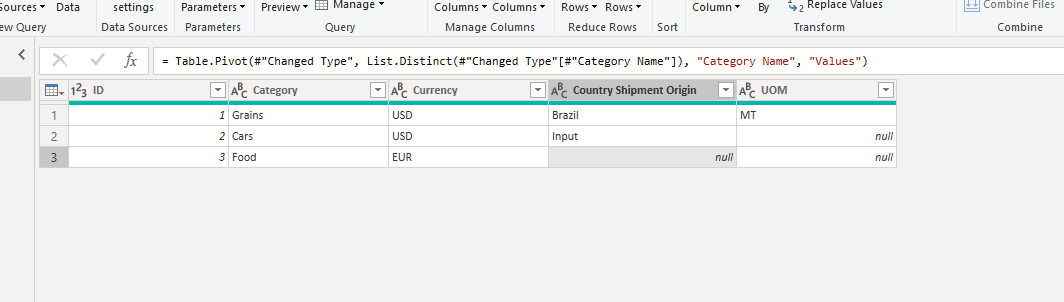 Solved: Dynamic transform - columnizing row data - Microsoft Fabric ...