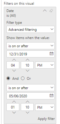 Problems with Advanced filter for dates - Page 2 - Microsoft Fabric ...