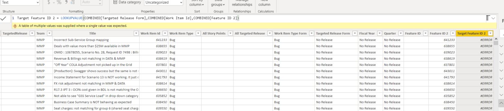 Lookupvalue with multiple results - Microsoft Fabric Community