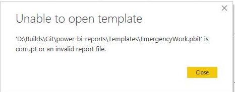 Resolved in 2.82 (June version): Templates cannot ... - Microsoft ...