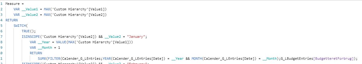 Matrix only shows columns for one value - Microsoft Fabric Community