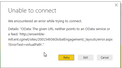 “connection cache” when accessing Sharepoint - Microsoft Fabric Community