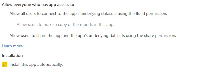 Share Power BI Report through an APP - Microsoft Fabric Community