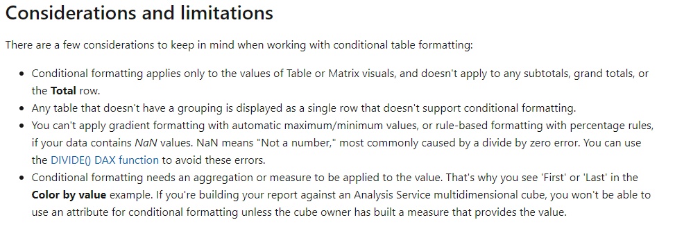Solved: Conditional formatting Icon not visible - Microsoft Fabric ...