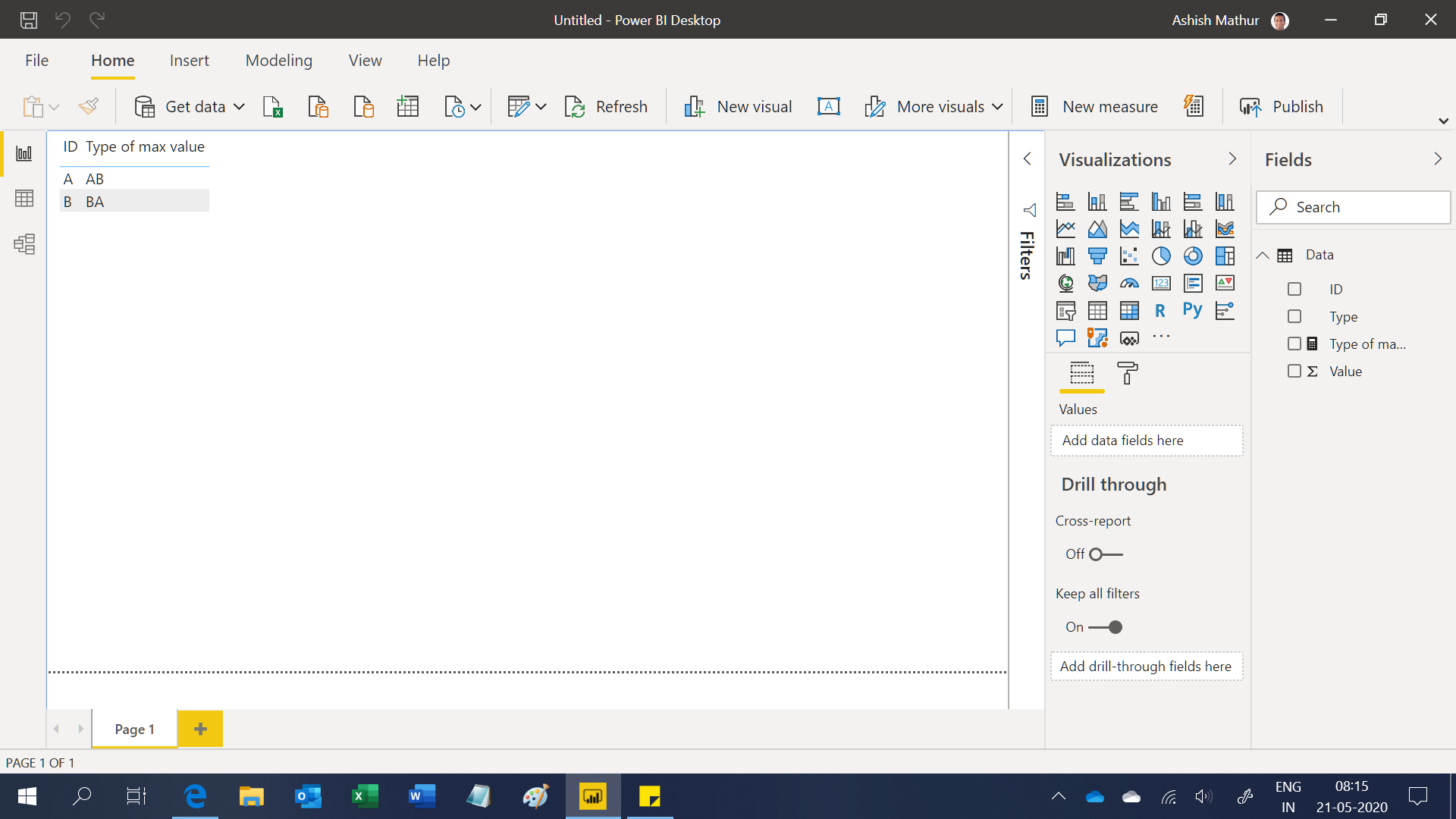 Solved: [Q] Dax Create new table via using DAX - Microsoft Fabric Community