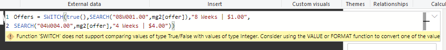 Solved: CONTAINS_TEXT DAX for calculated column - Microsoft Fabric ...