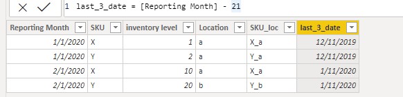 how to find last x months sales based on date of a... - Microsoft ...